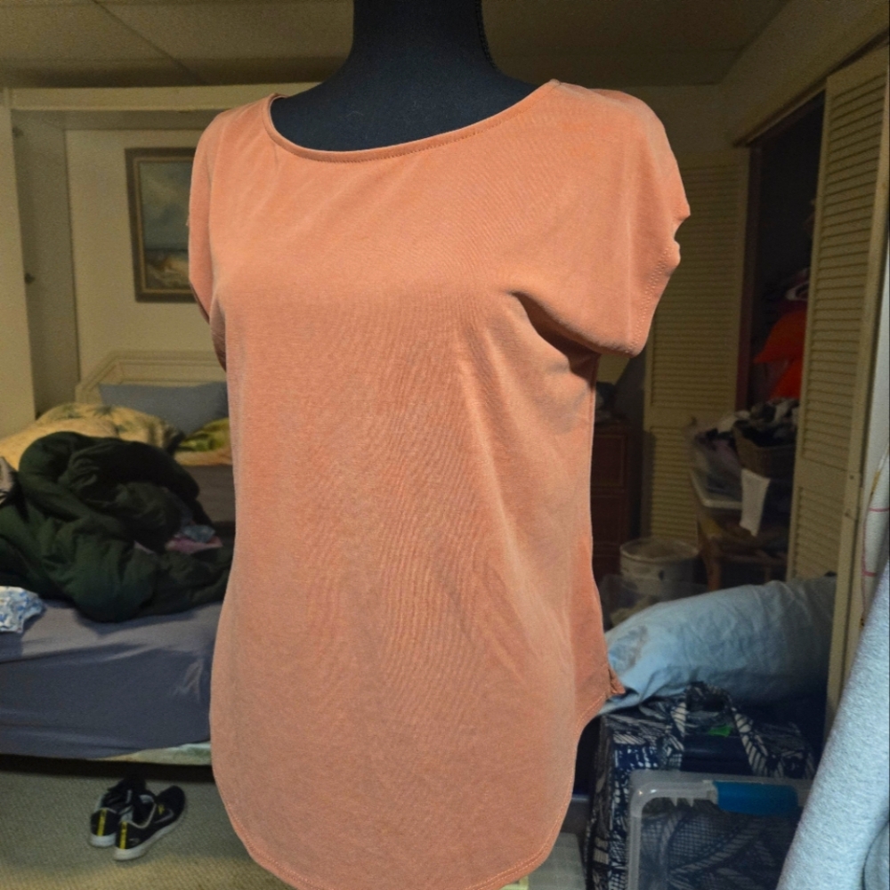 Tan Smart Sleeved Blouse